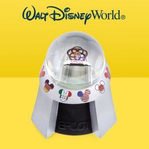 Disney Snow Globe - Epcot Mickey Flags